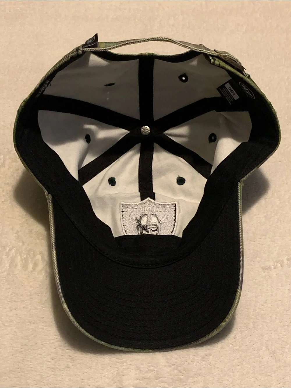 Camo Raiders hat